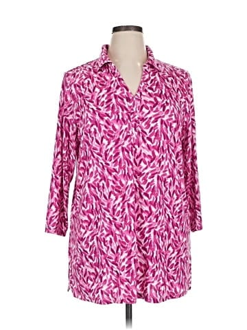 Style&Co 3/4 Sleeve Button-Down Shirt (view 1)