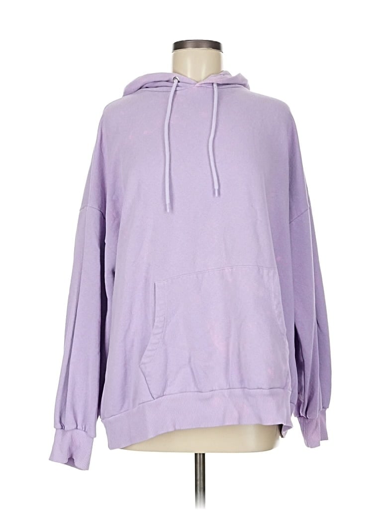 BOOHOO Pre-owned Pullover Hoodie In Purple