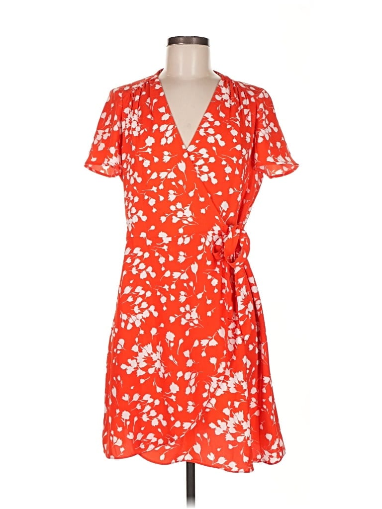 Pre-owned J.crew Factory Store Casual Dress In Orange