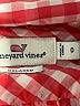 Vineyard Vines Checkered-gingham Pink Red 3/4 Sleeve Button-Down Shirt Size 0 - photo 7
