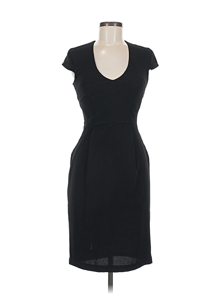 Pre-owned H&m Cocktail Dress In Black