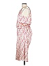Joie 100% Polyester Paisley Pink Casual Dress Size L - photo 5