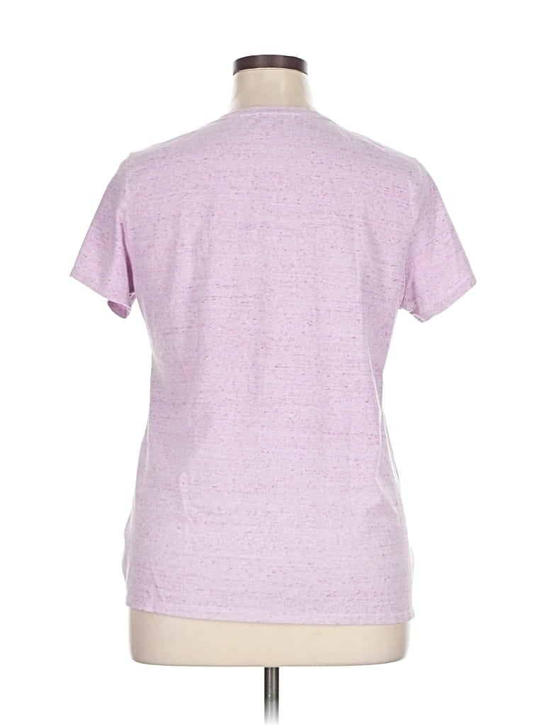 Pre-owned Croft & Barrow Short Sleeve T-shirt In Purple