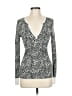 Splendid Animal Print Silver Cardigan Size M - photo 1