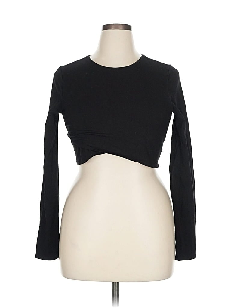 Pre-owned Tobi Long Sleeve T-shirt In Black