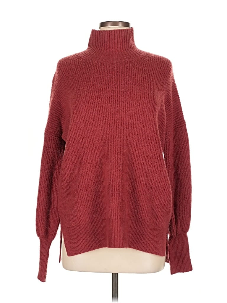 FRENCH CONNECTION Pre-owned Turtleneck Sweater In Burgundy