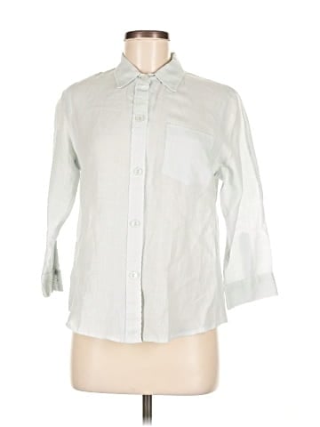 True Grit 3/4 Sleeve Button-Down Shirt (view 1)
