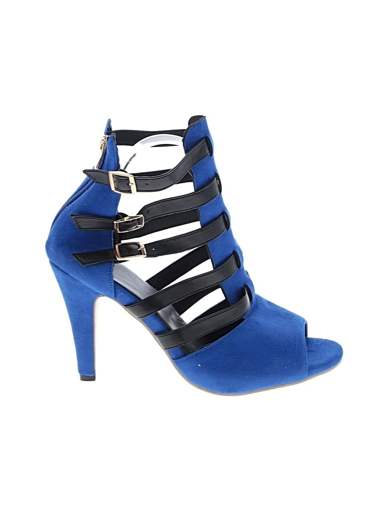 Pre-owned Unbranded Heels In Blue