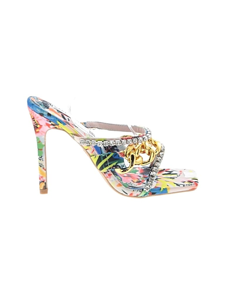 Pre-owned Cape Robbin Mule/clog In Silver