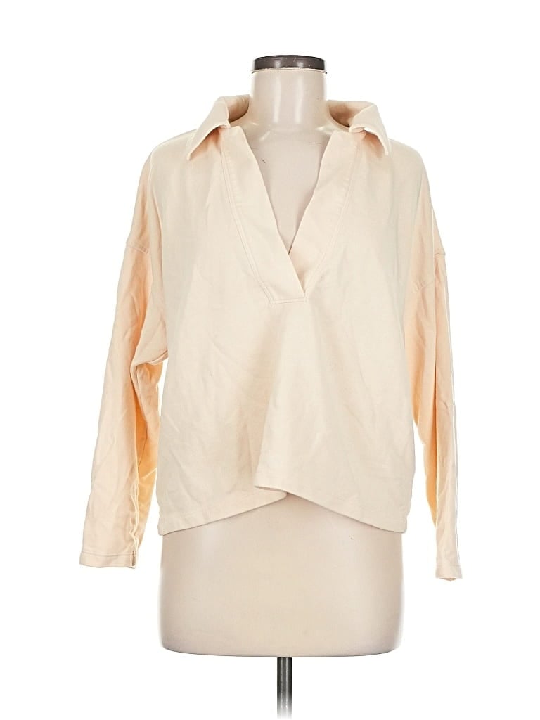 Pre-owned Banana Republic Factory Store Cardigan Sweater In White