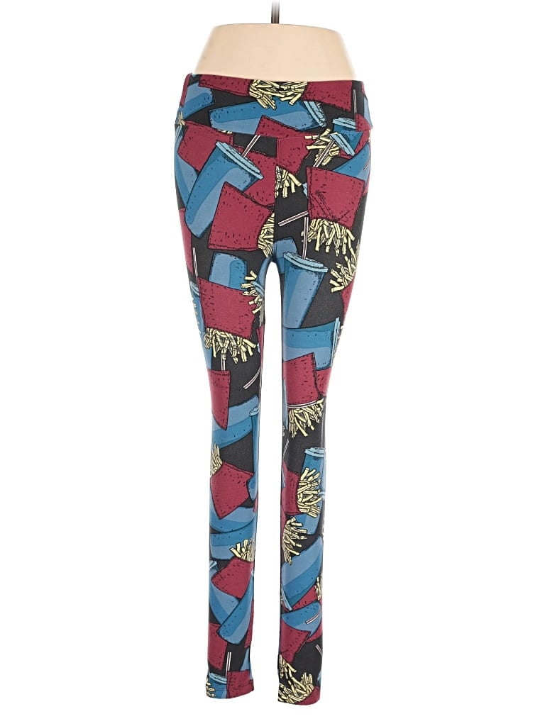 Pre-owned Lularoe Jeggings In Blue