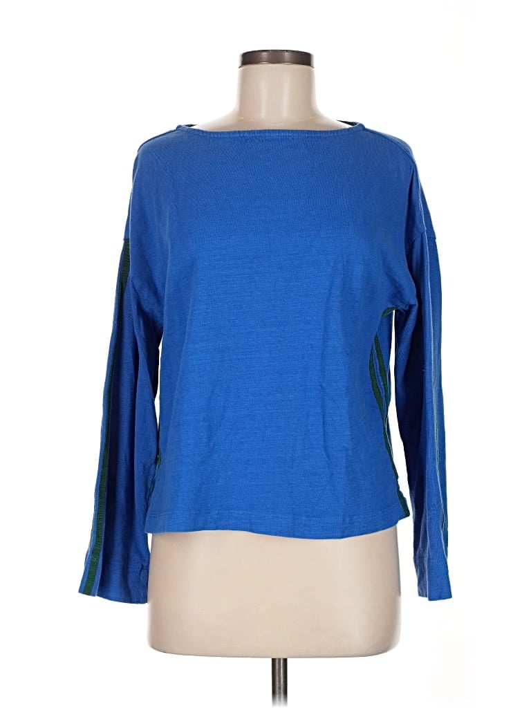 Pre-owned Ann Taylor Loft 3/4 Sleeve T-shirt In Blue