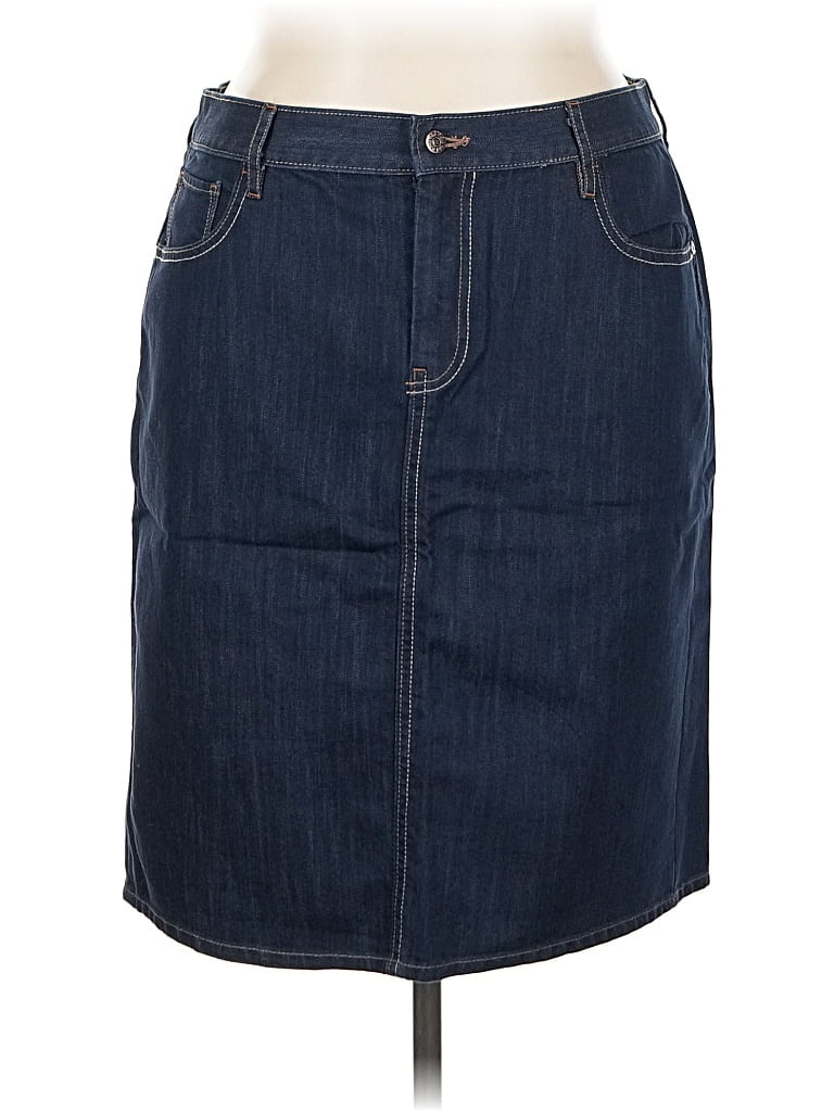 Pre-owned Old Navy Denim Skirt In Blue