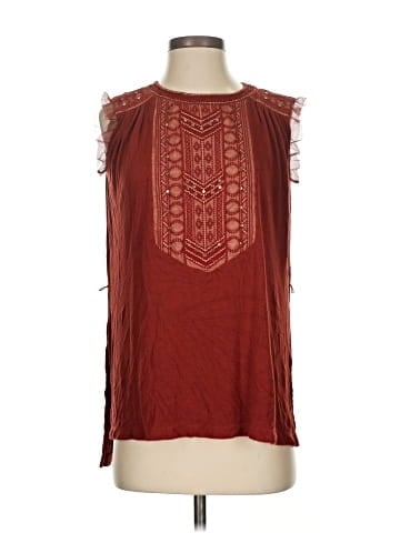 Feather Bone by Anthropologie Sleeveless Blouse (view 1)