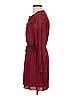 Daniel Rainn 100% Polyester Chevron-herringbone Burgundy Casual Dress Size XS - photo 5
