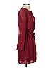 Daniel Rainn 100% Polyester Chevron-herringbone Burgundy Casual Dress Size XS - photo 4