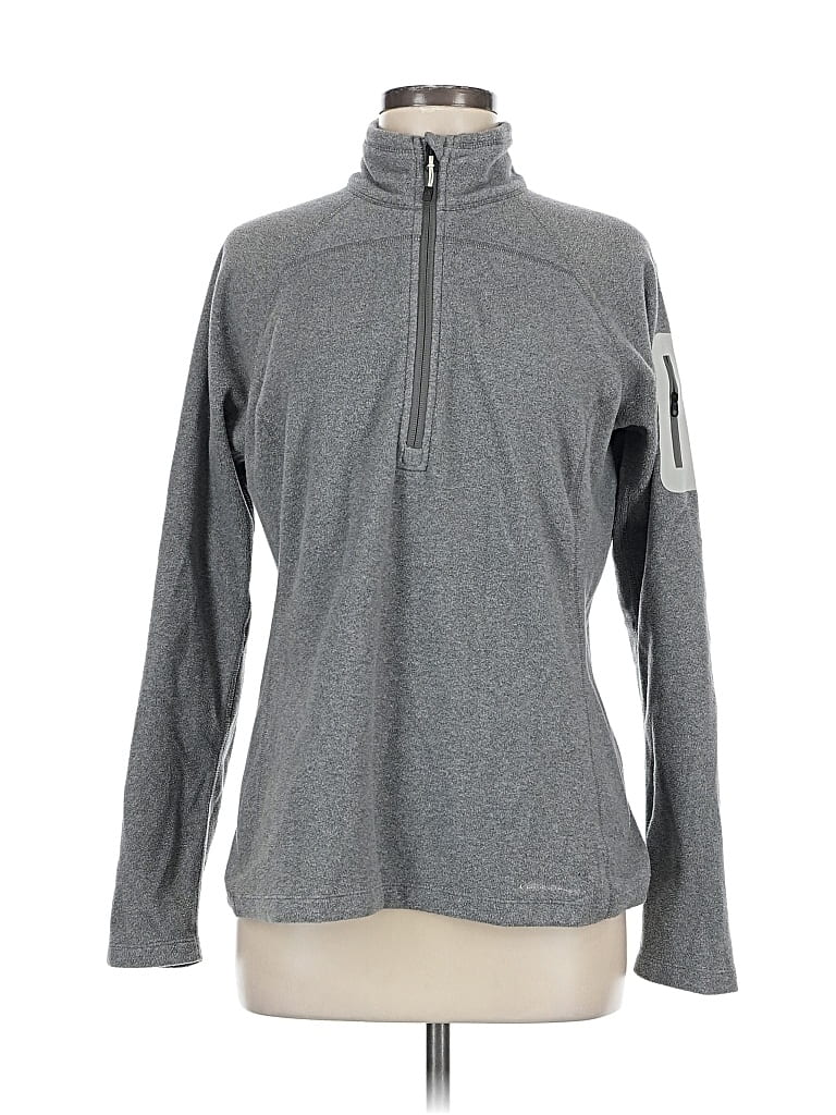 EDDIE BAUER Pre-owned Fleece Jacket In Gray