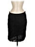 Banana Republic 100% Polyester Floral Solid Black Formal Skirt Size 8 - photo 1