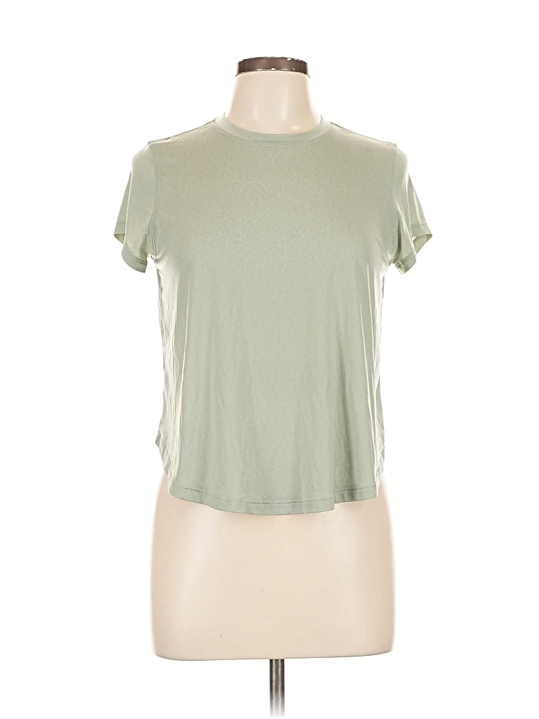 Pre-owned Lululemon Athletica Short Sleeve T-shirt In Green