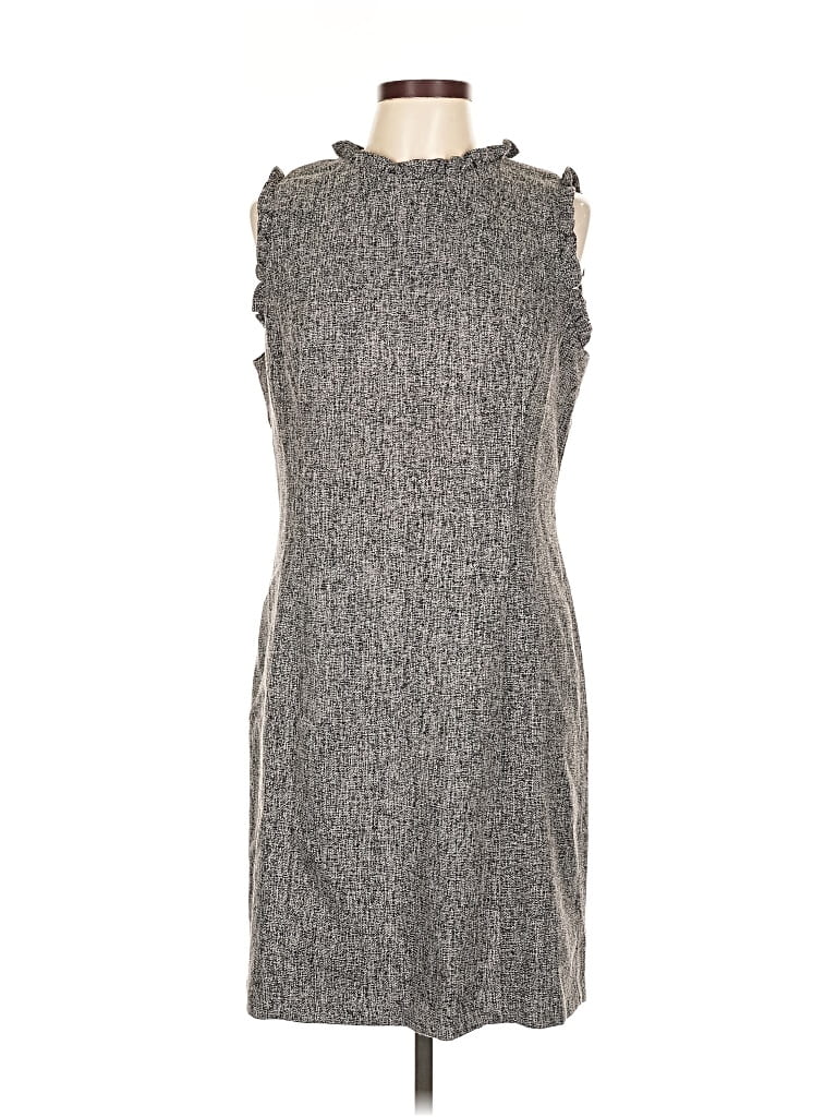 Pre-owned Ann Taylor Loft Casual Dress In Gray