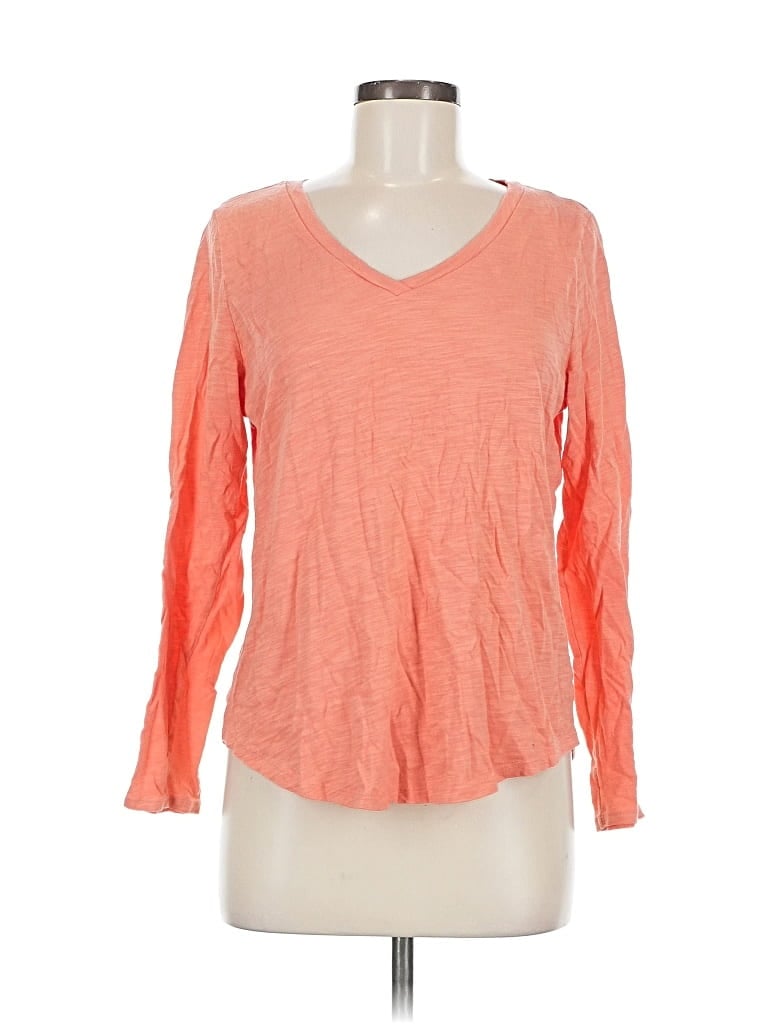 OLD NAVY Pre-owned 3/4 Sleeve T-shirt In Orange