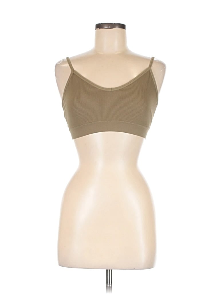 Pre-owned Unbranded Sports Bra In Brown