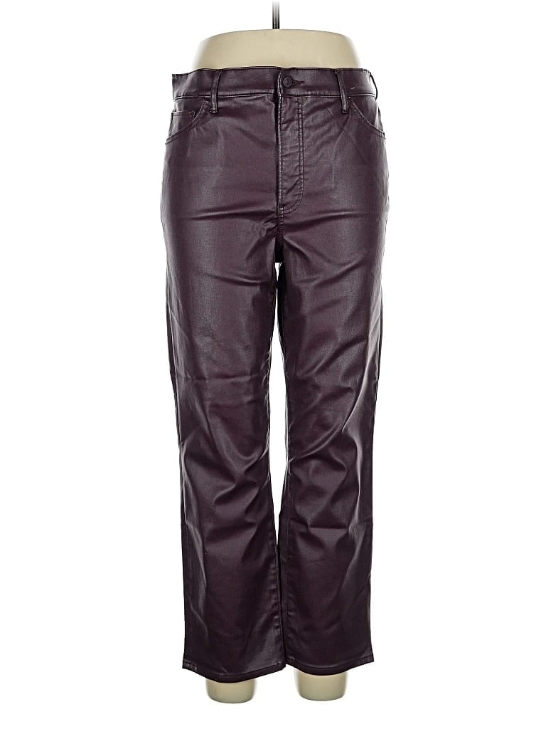 Pre-owned Express Casual Pants In Burgundy