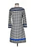 Max Studio Tweed Blue Casual Dress Size S - photo 1