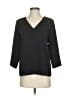 Cooper & Ella 100% Polyester Black 3/4 Sleeve Blouse Size S - photo 1