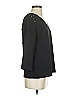 Cooper & Ella 100% Polyester Black 3/4 Sleeve Blouse Size S - photo 4