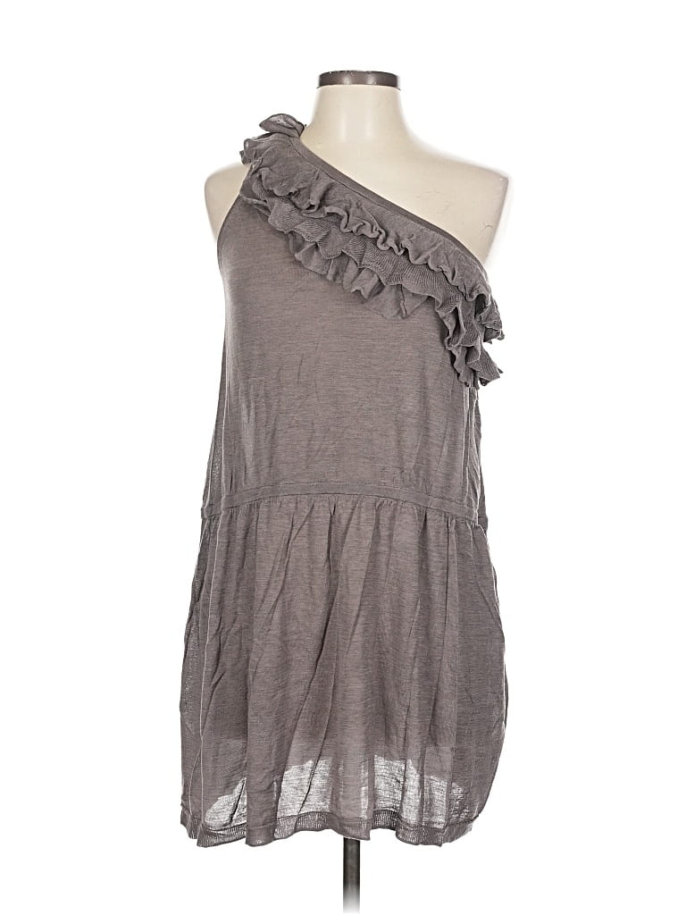 Pre-owned Br Standard Casual Dress In Gray