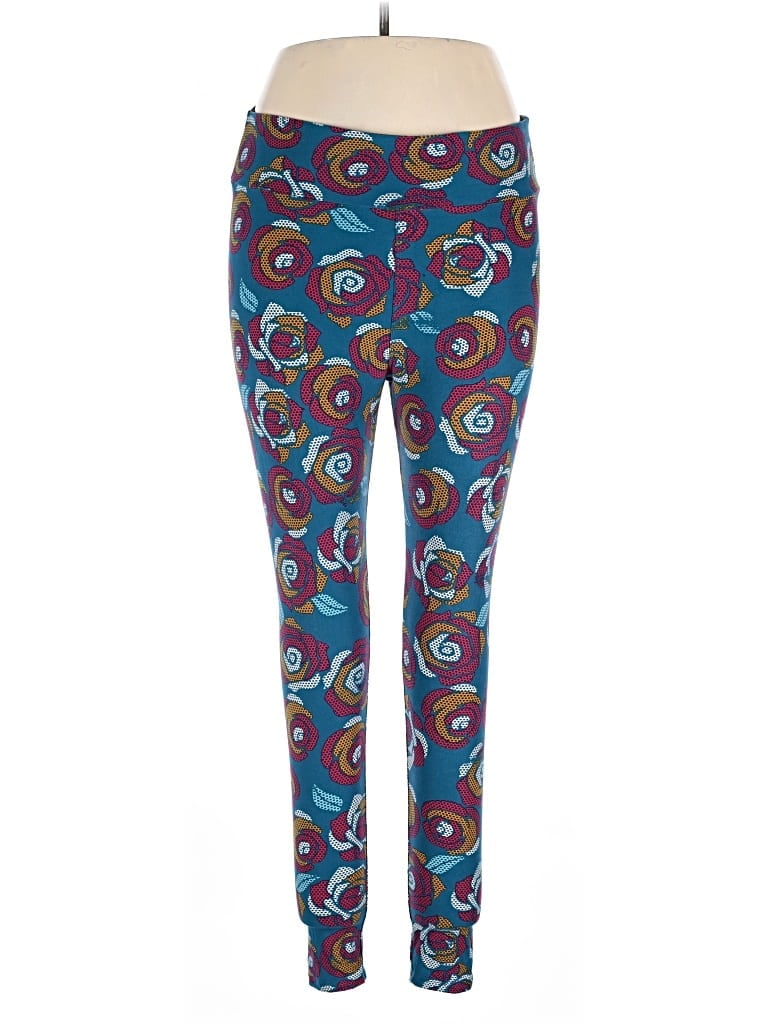 Pre-owned Lularoe Leggings In Blue
