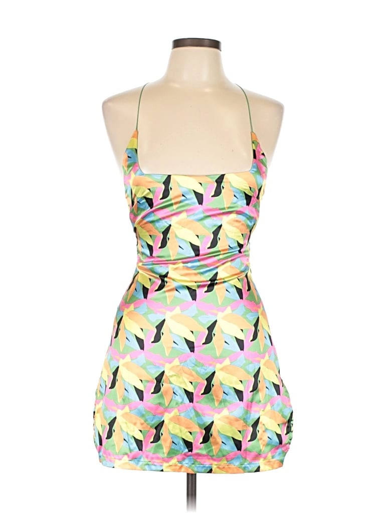 Pre-owned Beginning Boutique Cocktail Dress In Yellow