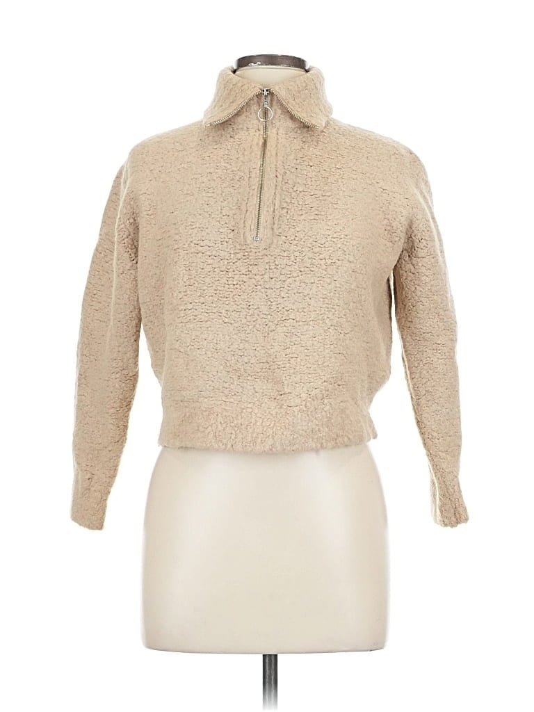 Pre-owned Wilfred Free Turtleneck Sweater In Brown