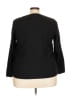 Madison 100% Polyester Polka Dots Black Long Sleeve Blouse Size 2X - photo 2