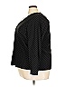 Madison 100% Polyester Polka Dots Black Long Sleeve Blouse Size 2X - photo 5