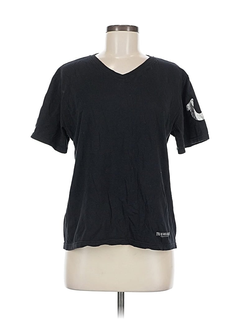 Pre-owned True Religion Short Sleeve T-shirt In Black