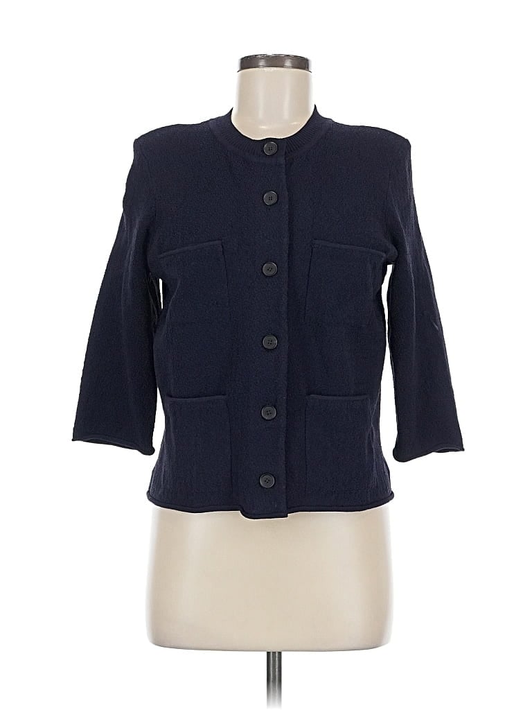 Pre-owned Ann Taylor Cardigan Sweater In Blue