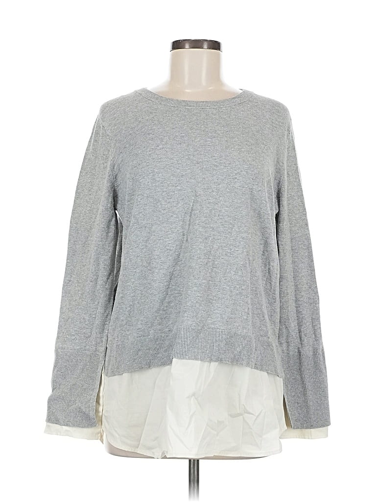 Pre-owned Vince Camuto Sweatshirt In Gray