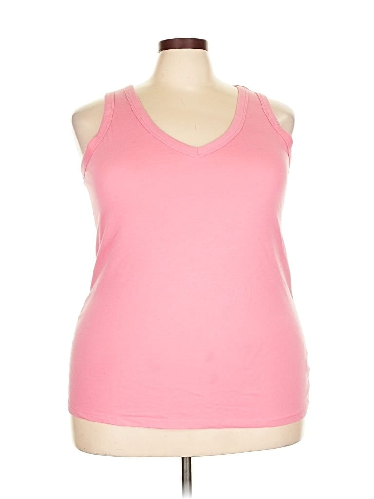 Pre-owned Torrid Tank Top Pink Halter Neckline Tops