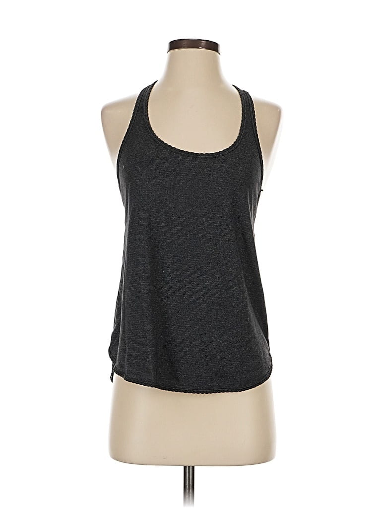 Pre-owned Lululemon Athletica Tank Top Gray Halter Neckline Tops