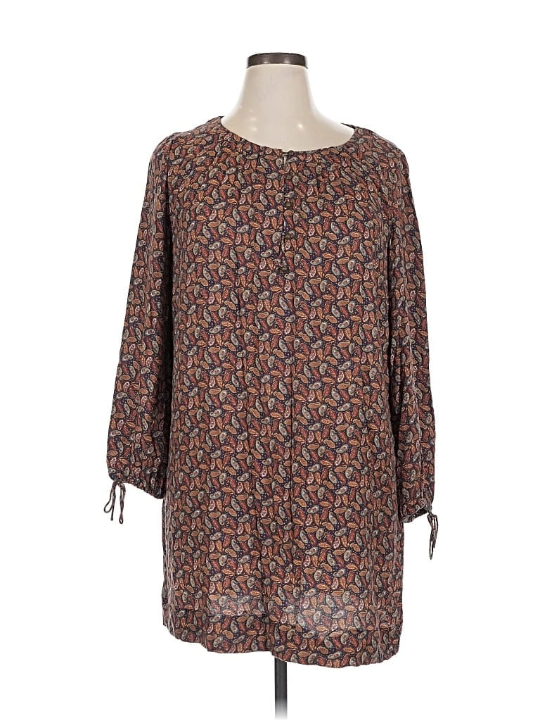Pre-owned Chelsea & Theodore Casual Dress In Brown