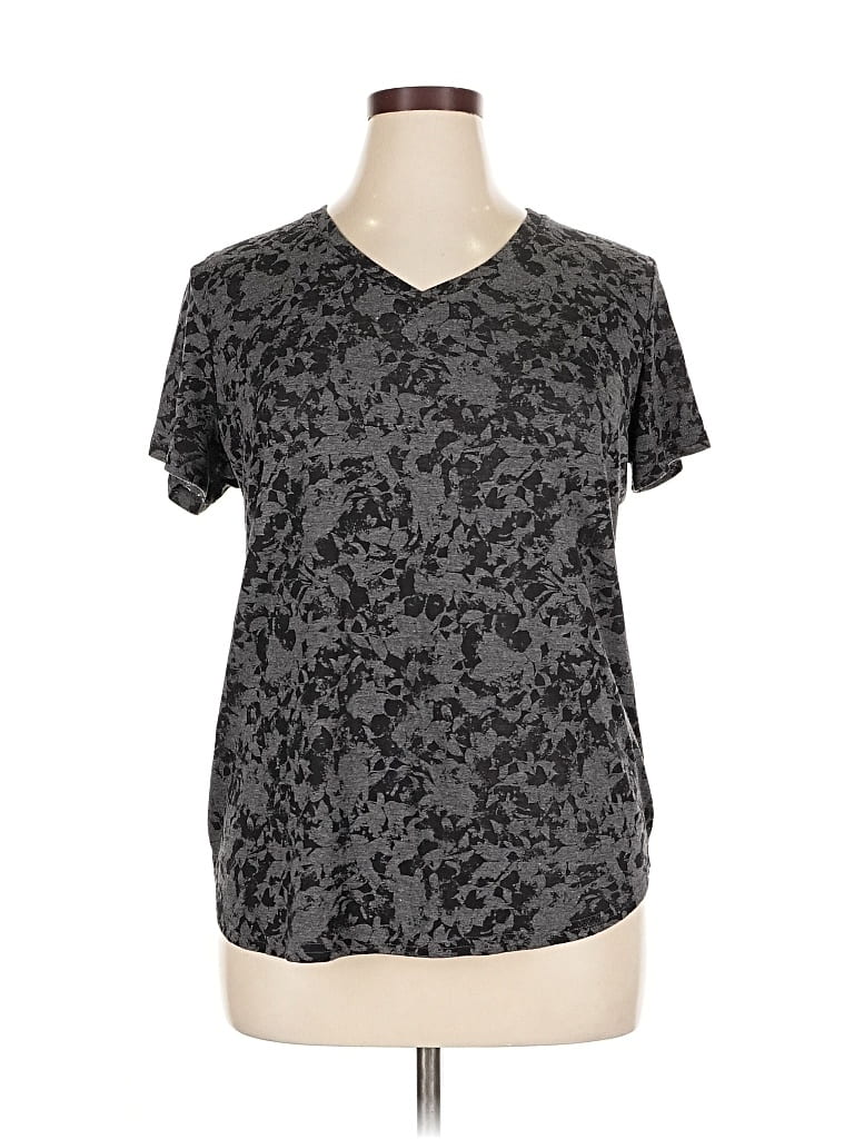 Pre-owned Tek Gear Short Sleeve T-shirt In Gray