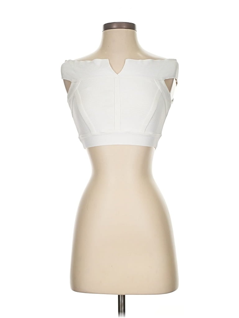 BCBGMAXAZRIA Pre-owned Cardigan Sweater In White