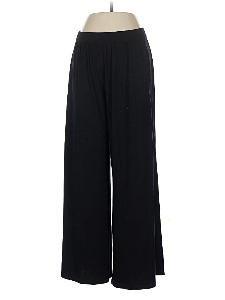 Pre-owned Eileen Fisher Casual Pants In Black