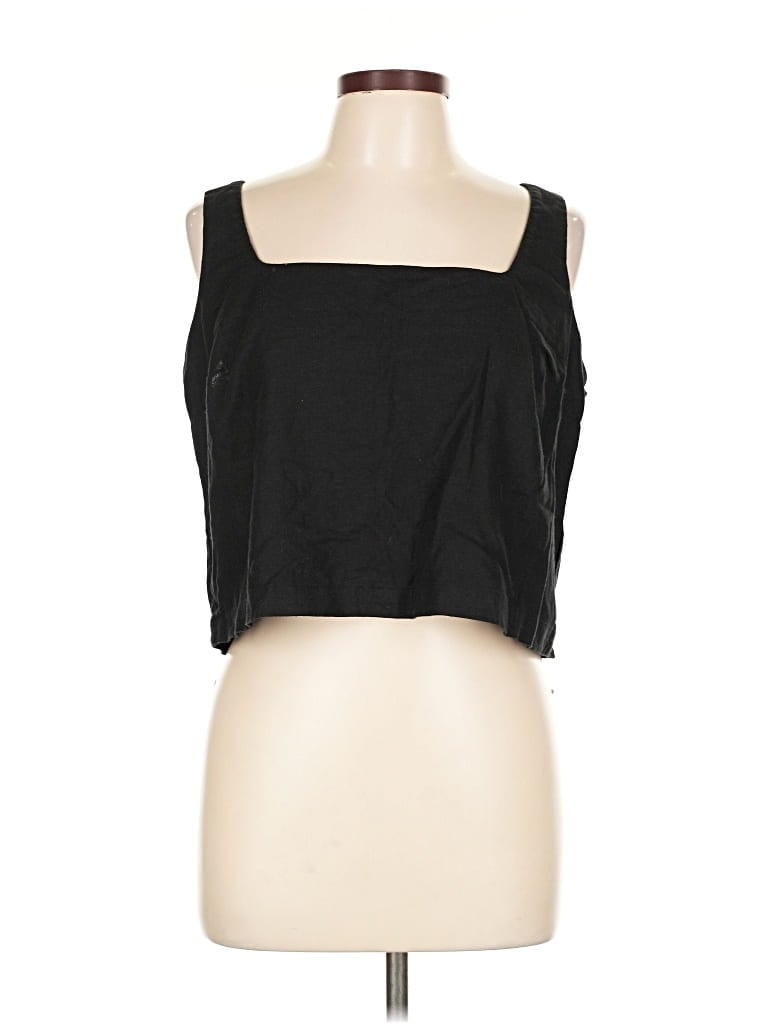 Pre-owned Old Navy Sleeveless Blouse In Black