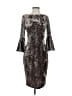 Calvin Klein Gray Brown Cocktail Dress Size 4 - photo 1
