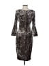 Calvin Klein Gray Brown Cocktail Dress Size 4 - photo 2