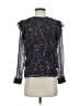Reiss 100% Viscose Black Long Sleeve Blouse Size 2 - photo 1