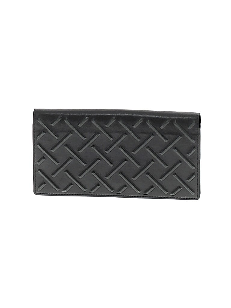 Pre-owned Bottega Veneta Leather Card Holder In Black